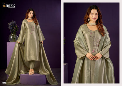 Basma Ibiza Silk Pant Style Suits Wholesaler India