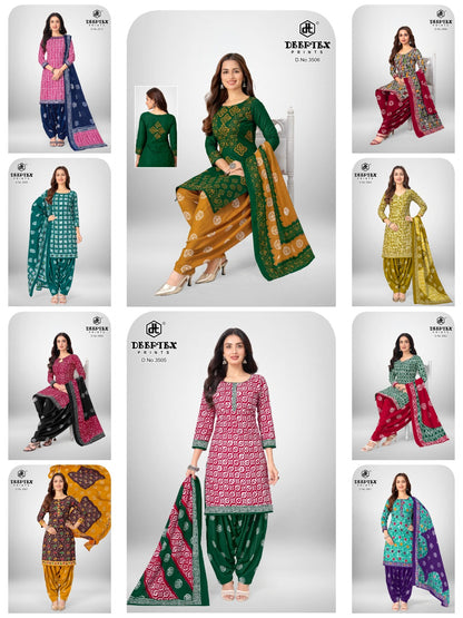 Batik Plus Vol 35 Deeptex Prints Cotton Dress Material Exporter Gujarat