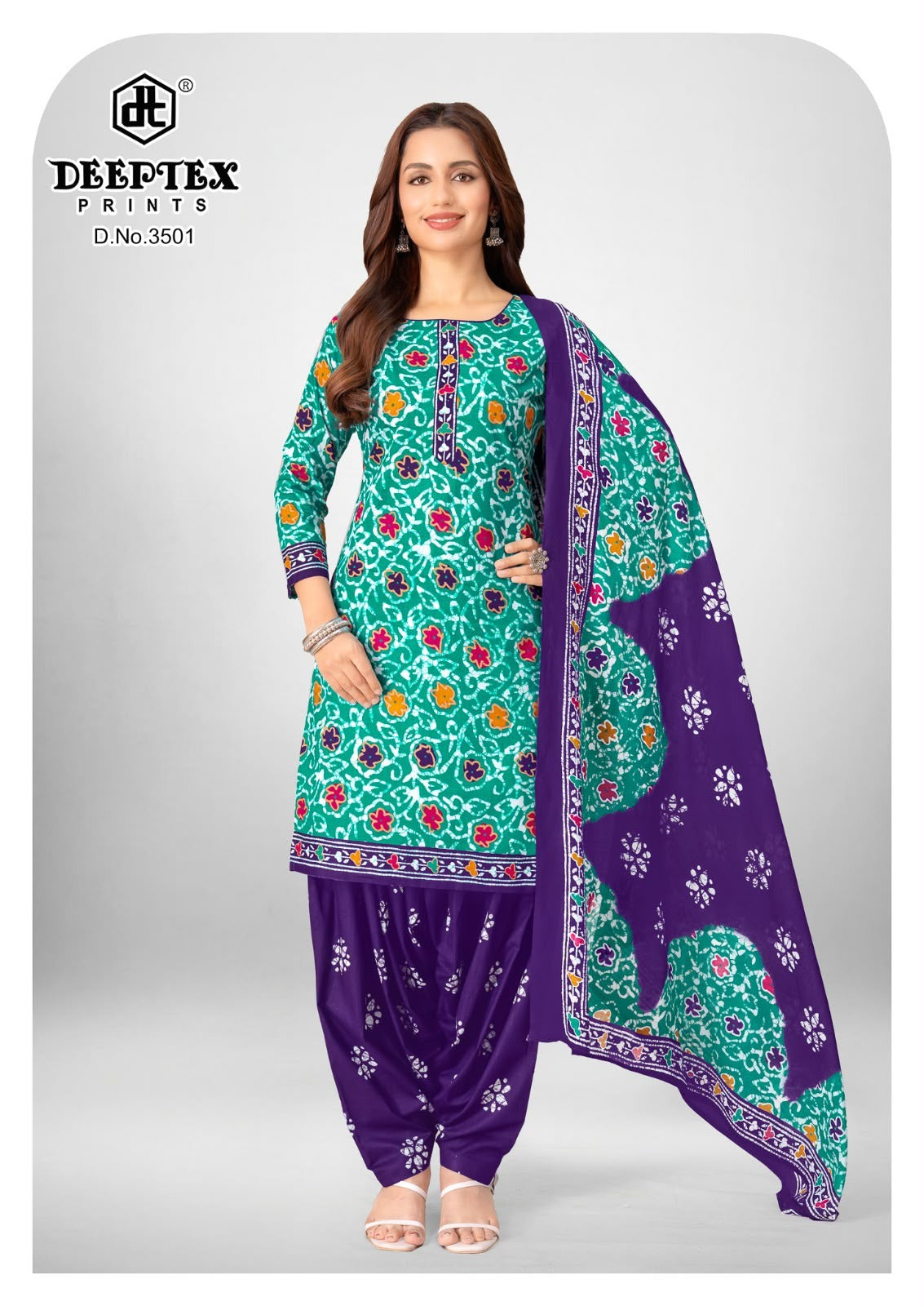 Batik Plus Vol 35 Deeptex Prints Cotton Dress Material Exporter Gujarat