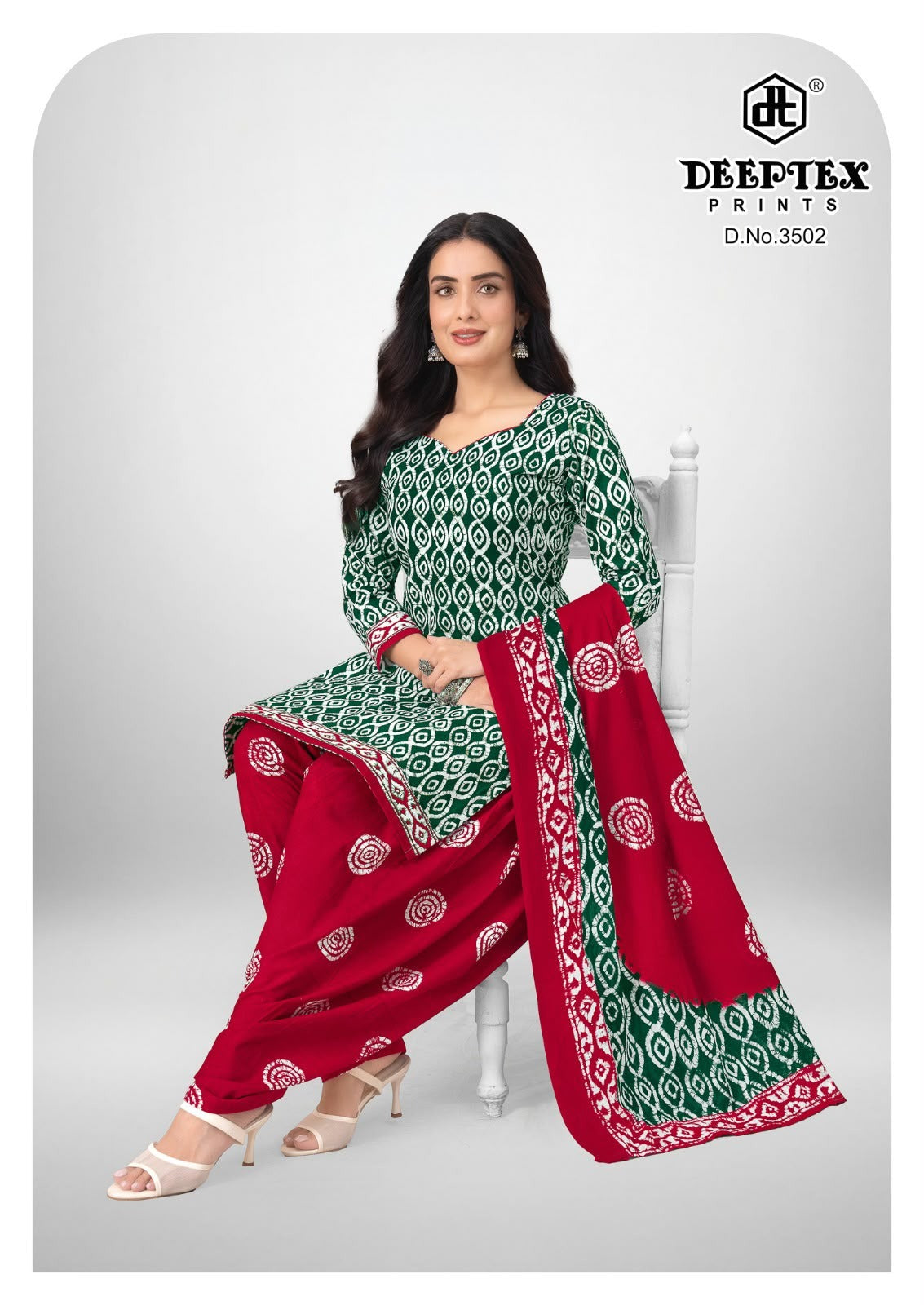 Batik Plus Vol 35 Deeptex Prints Cotton Dress Material Exporter Gujarat