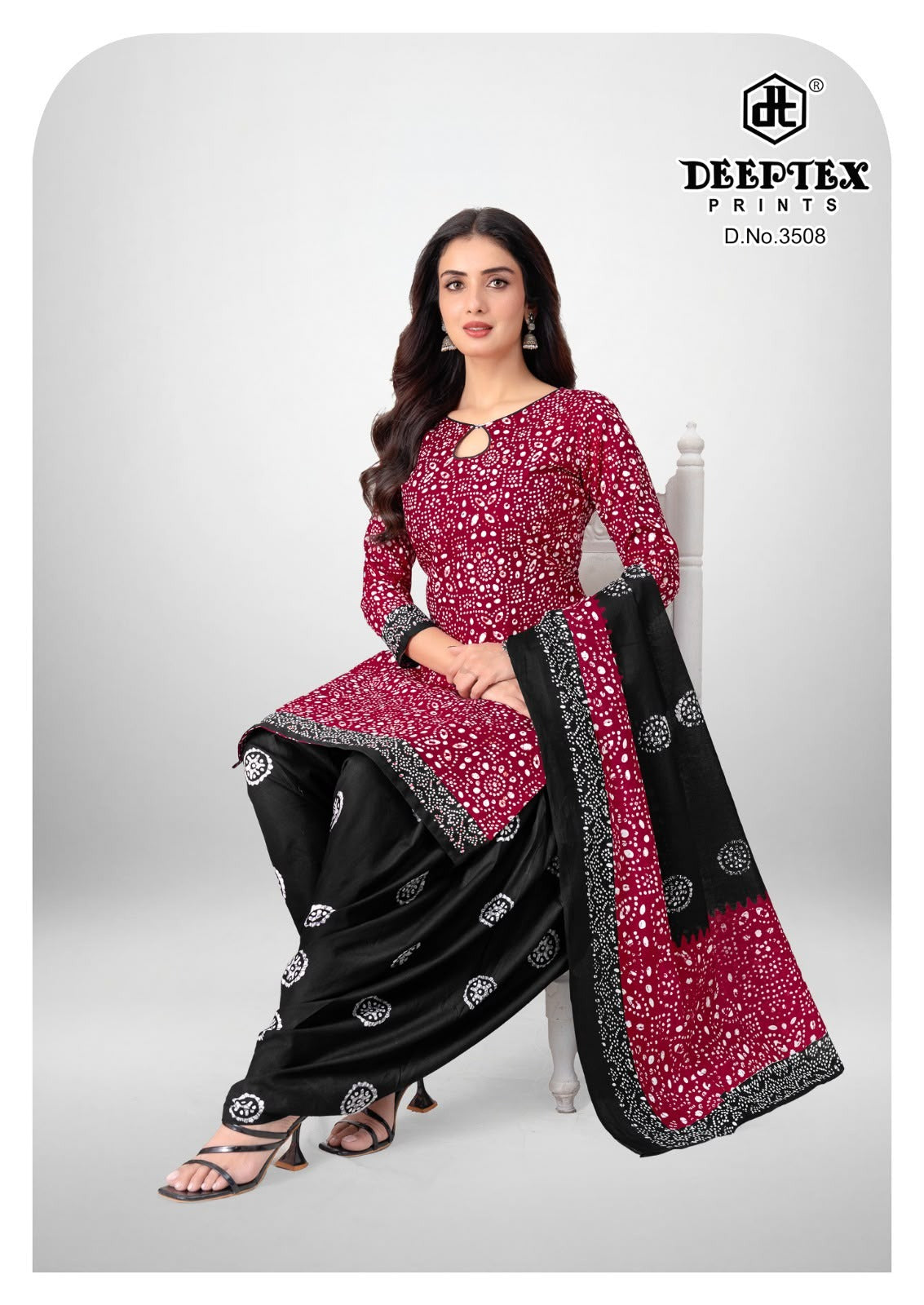 Batik Plus Vol 35 Deeptex Prints Cotton Dress Material Exporter Gujarat