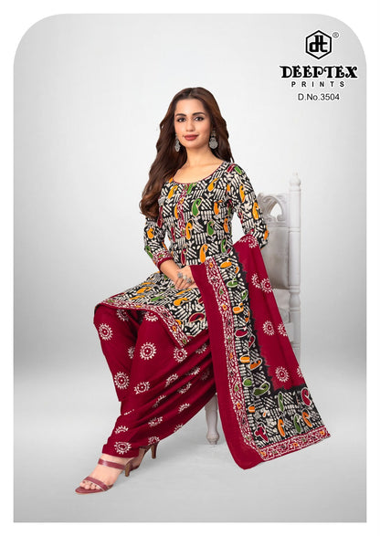 Batik Plus Vol 35 Deeptex Prints Cotton Dress Material Exporter Gujarat