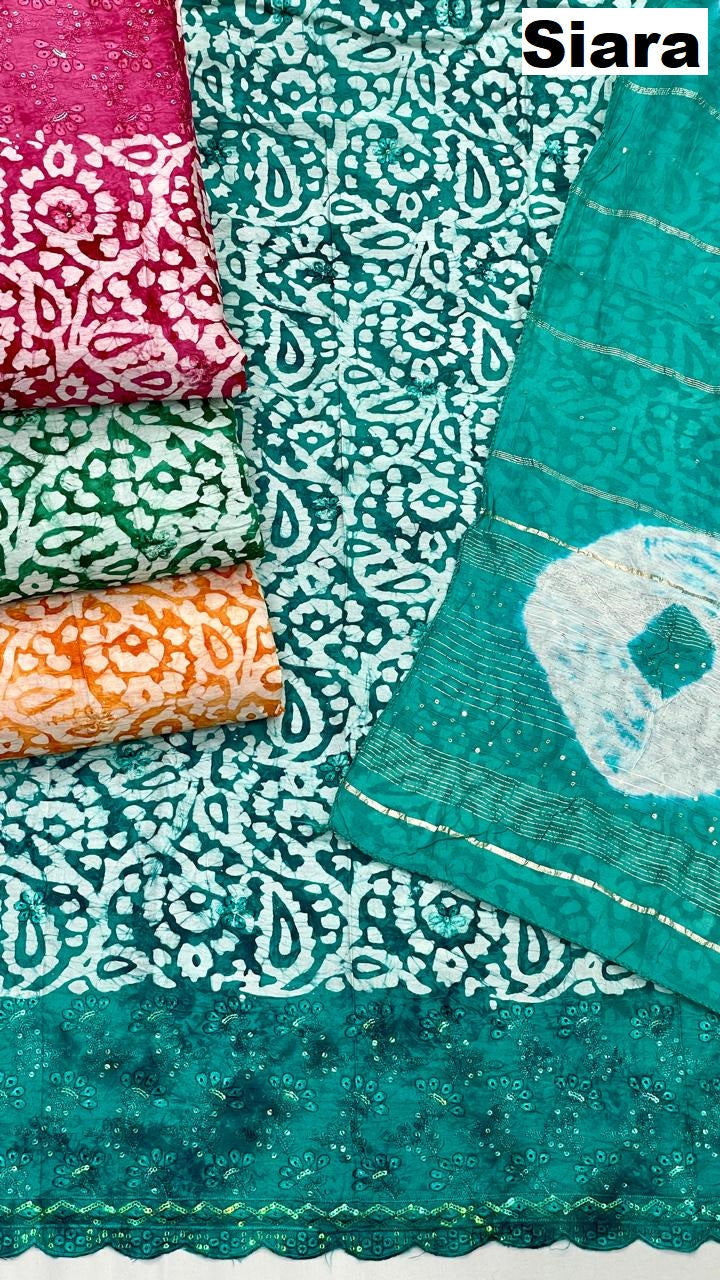 Batik 14 Siara Modal Salwar Suits Manufacturer Ahmedabad