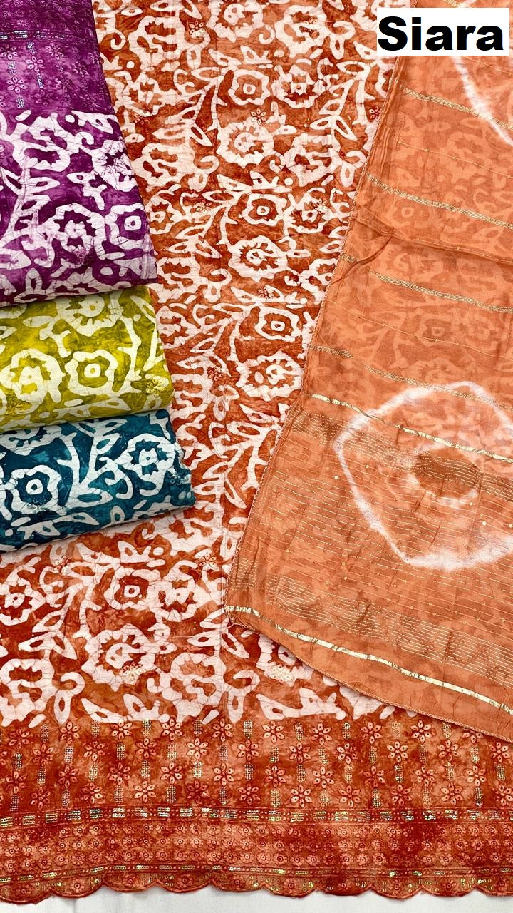 Batik 14 Siara Modal Salwar Suits Manufacturer Ahmedabad