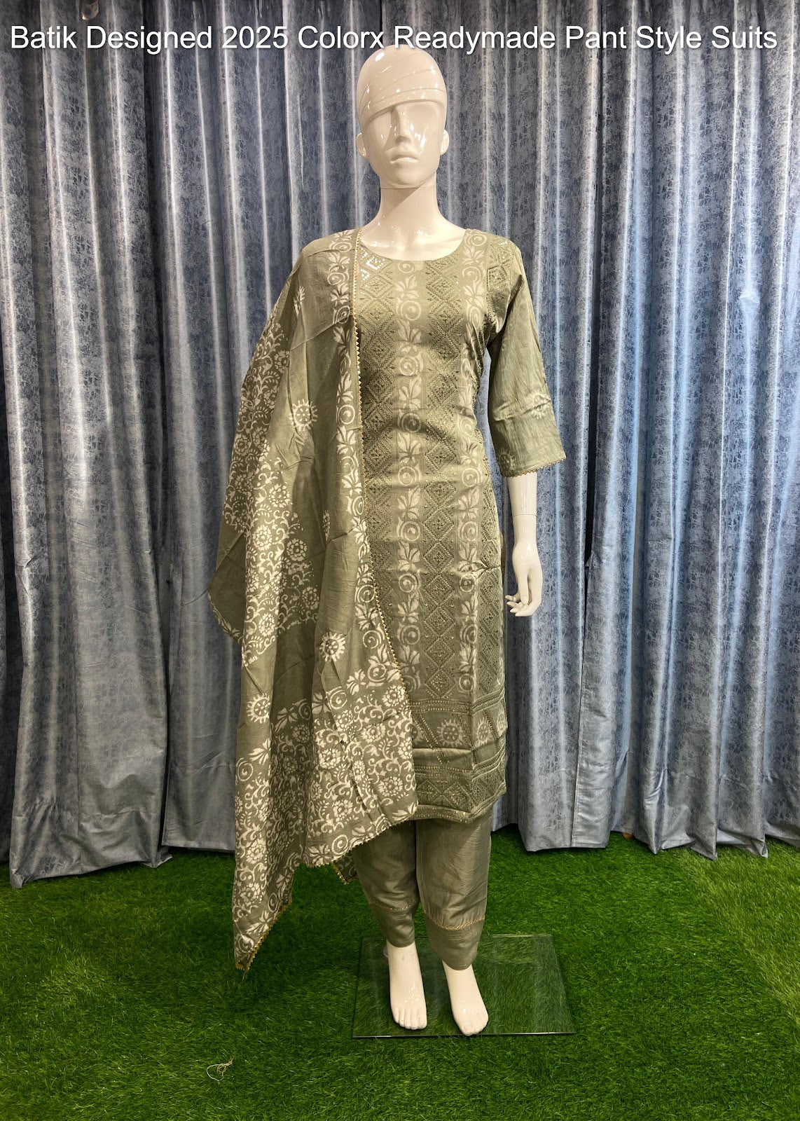 Batik Designed 2025 Colorx Chanderi Silk Readymade Pant Style Suits Supplier Gujarat