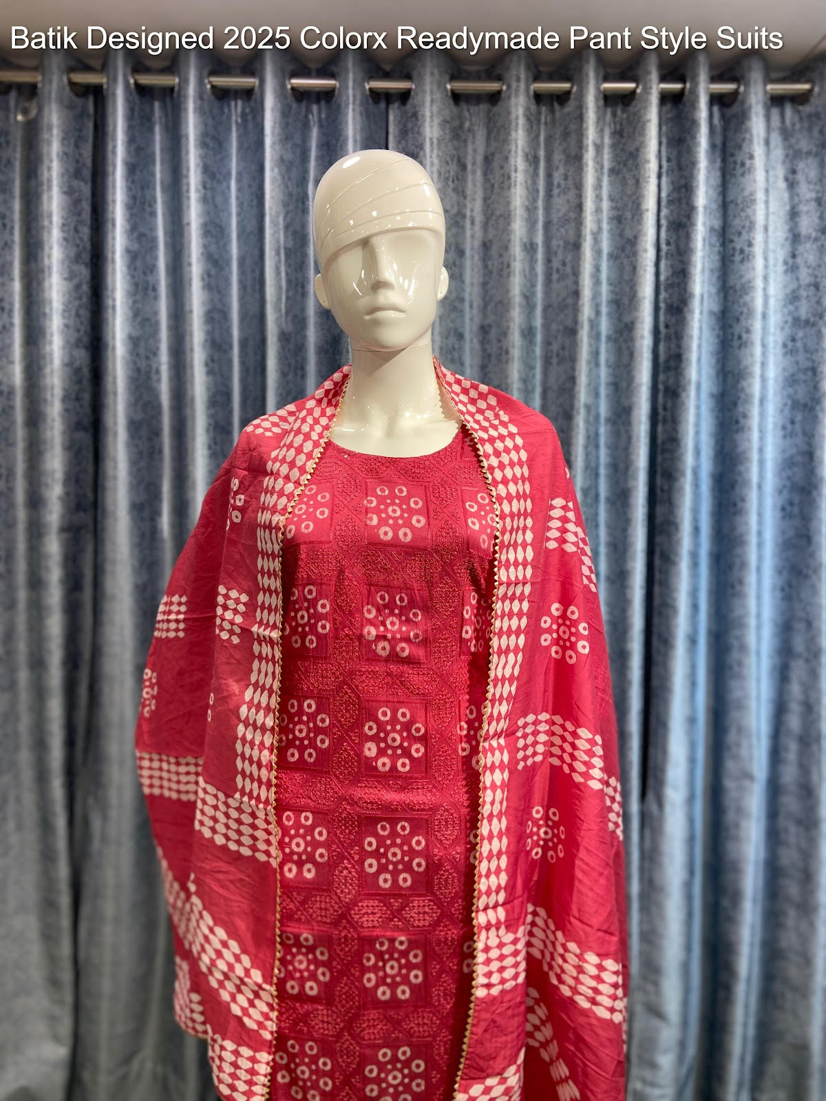 Batik Designed 2025 Colorx Chanderi Silk Readymade Pant Style Suits Supplier Gujarat