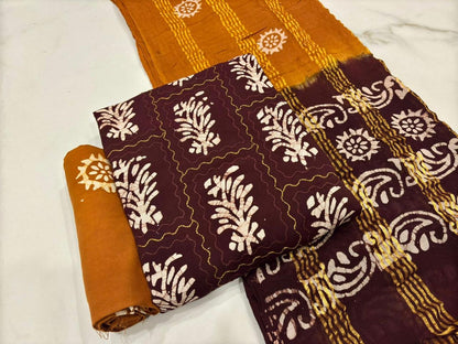 Batik Embroidery Work 021224 Balajit Rayon 14Kg Salwar Suits Wholesale Price