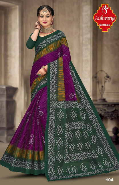 Batik Masleen Aishwarya Cotton Sarees Manufacturer Gujarat