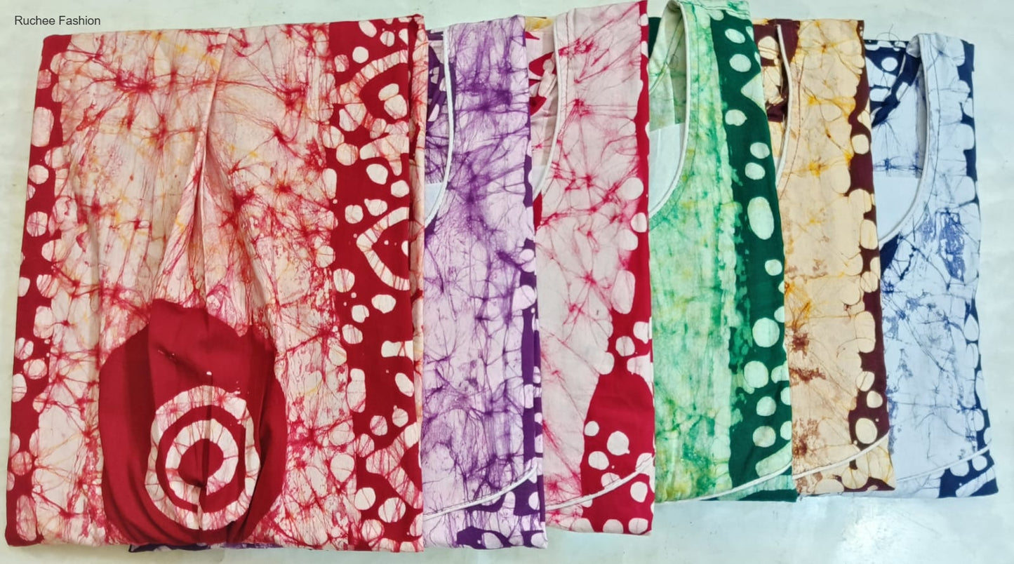 बाटिक मेग्या 2025 रुची फैशन नाइट गाउन निर्यातक