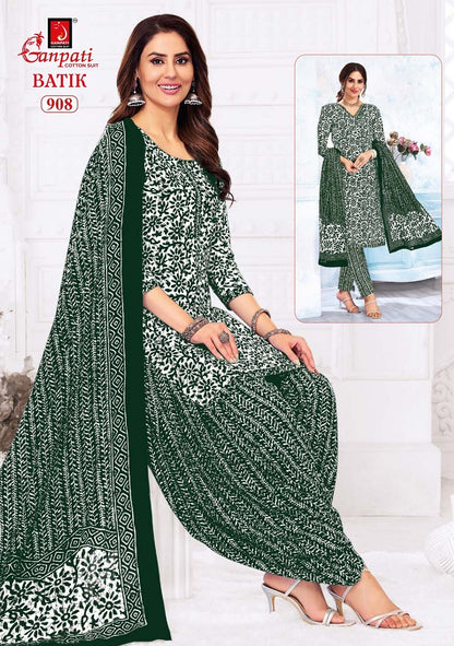 Batik Patiyala And Pant Vol 9 Ganpati Cotton Salwar Suits Supplier Gujarat