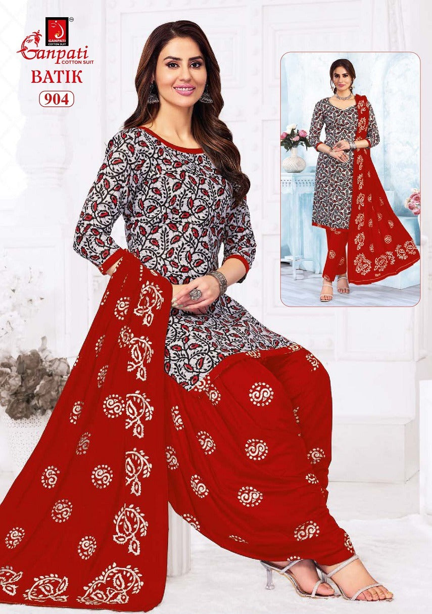 Batik Patiyala And Pant Vol 9 Ganpati Cotton Salwar Suits Supplier Gujarat