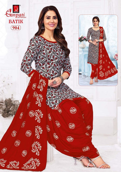 Batik Patiyala And Pant Vol 9 Ganpati Cotton Salwar Suits Supplier Gujarat