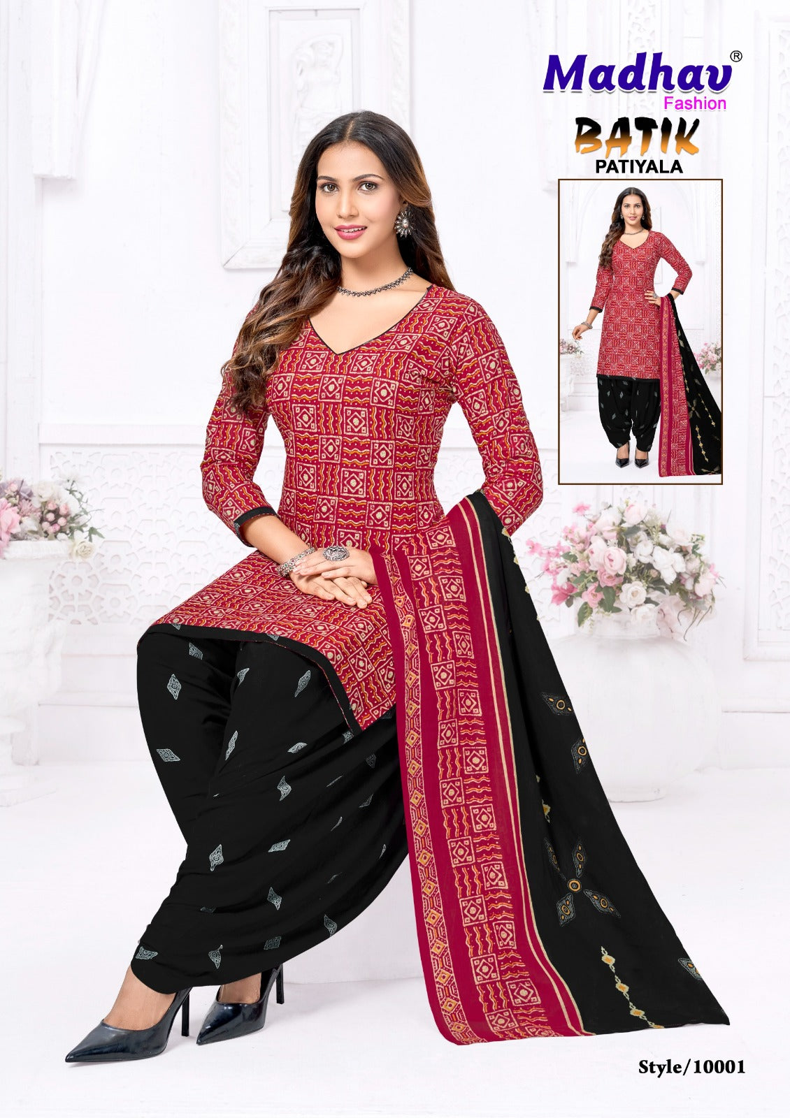 Batik Patiyala Vol 10 Madhav Fashion Cotton Dress Material Exporter