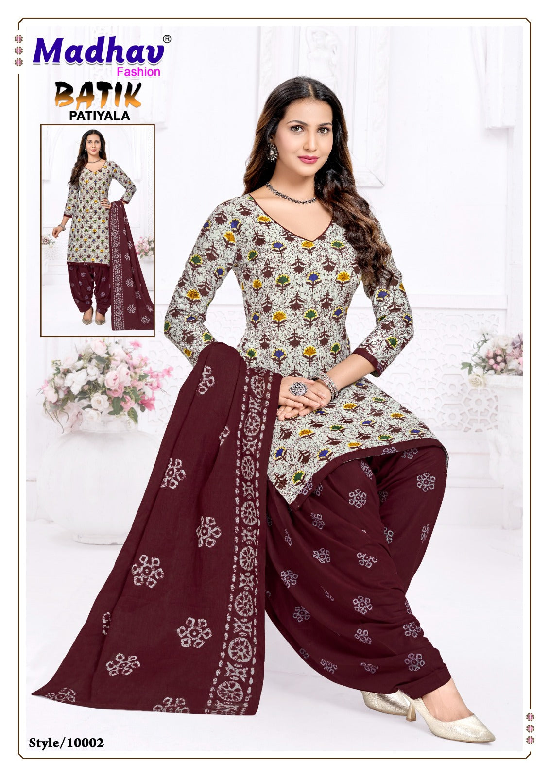 Batik Patiyala Vol 10 Madhav Fashion Cotton Dress Material Exporter