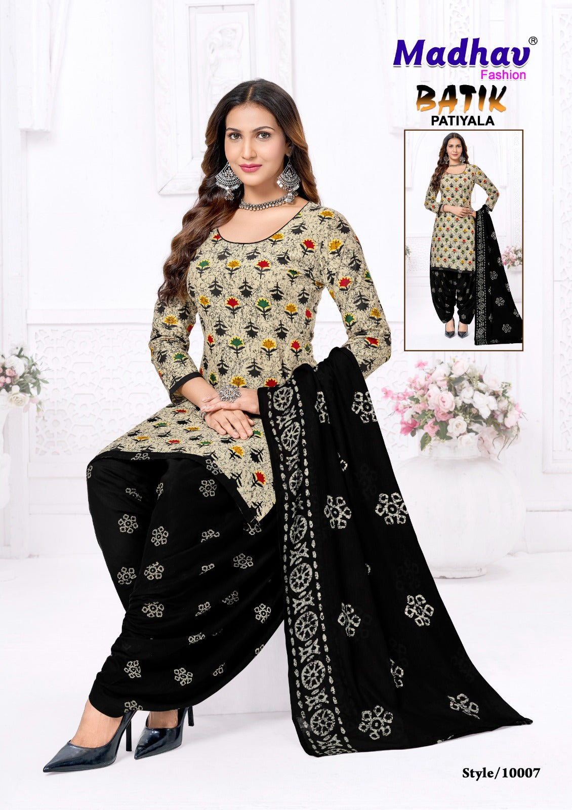Batik Patiyala Vol 10 Madhav Fashion Cotton Dress Material Exporter