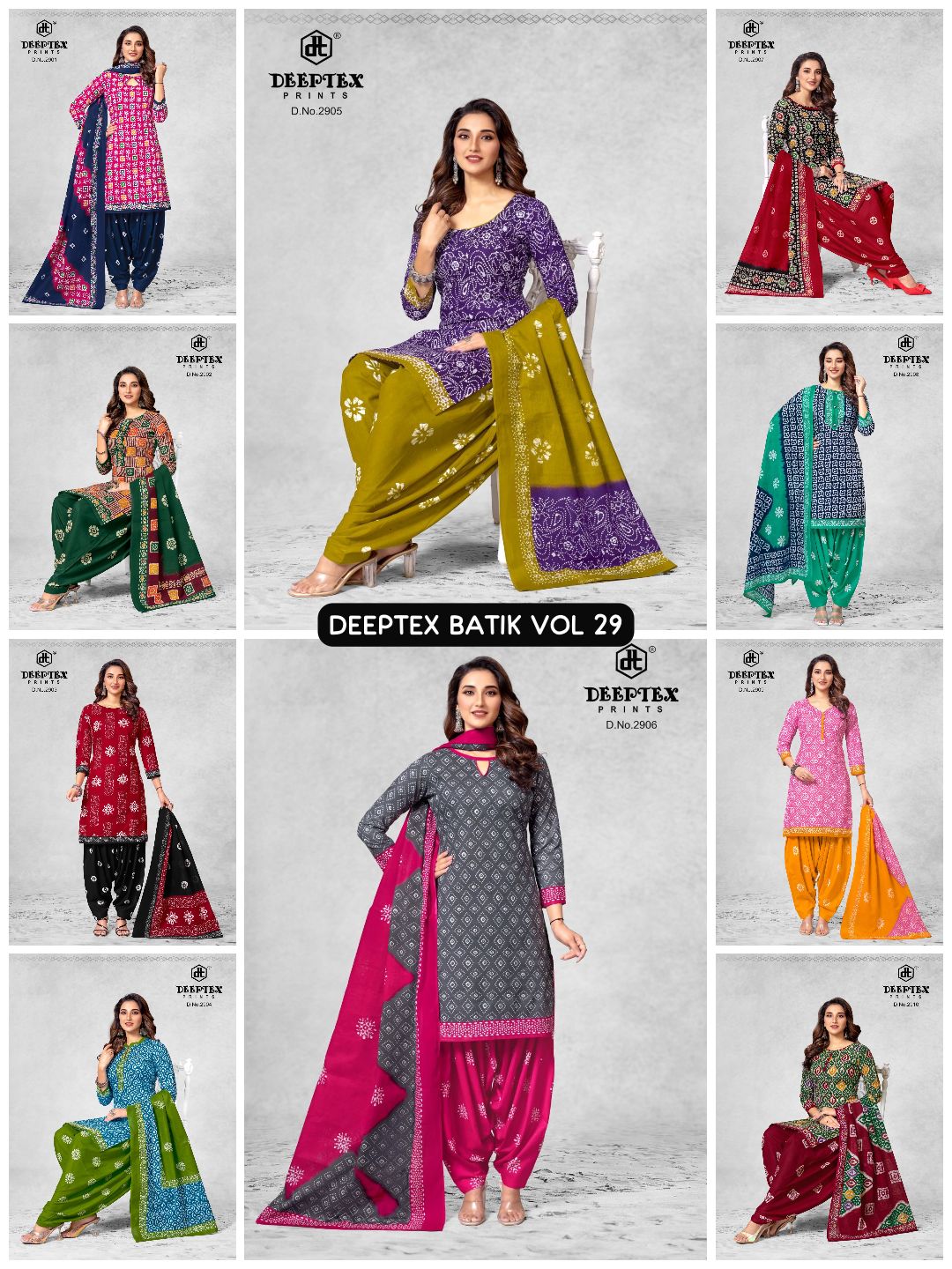 Batik Plus Vol 29 Deeptex Prints Cotton Dress Material Exporter India
