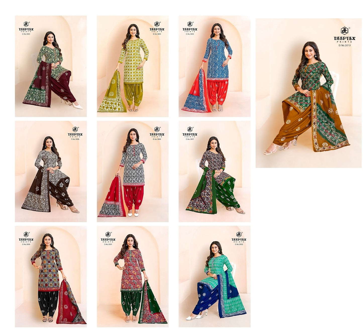 Batik Plus Vol 30 Deeptex Prints Cotton Dress Material Wholesale Rate