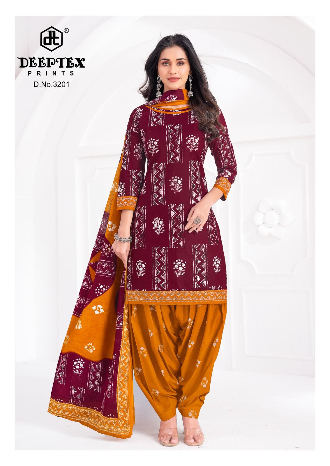 Batik Plus Vol 32 Deeptex Prints Cotton Dress Material Wholesale Price
