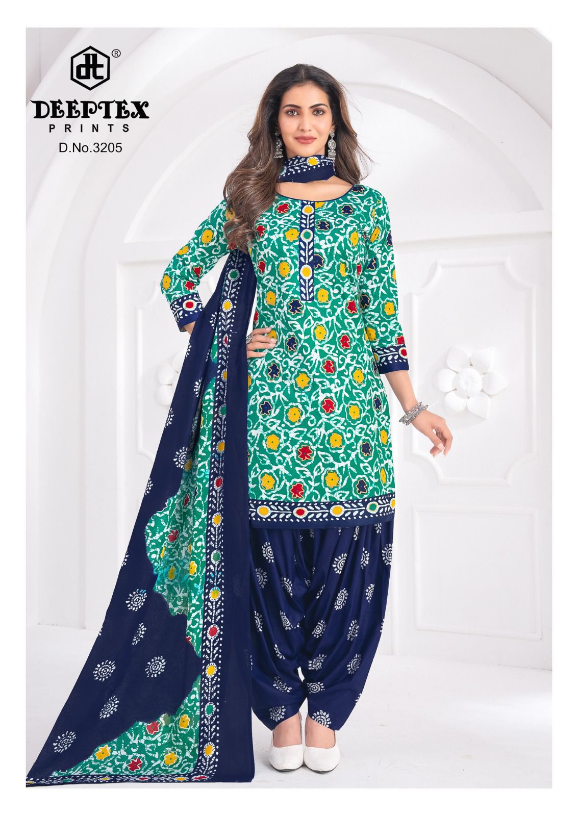 Batik Plus Vol 32 Deeptex Prints Cotton Dress Material Wholesale Price