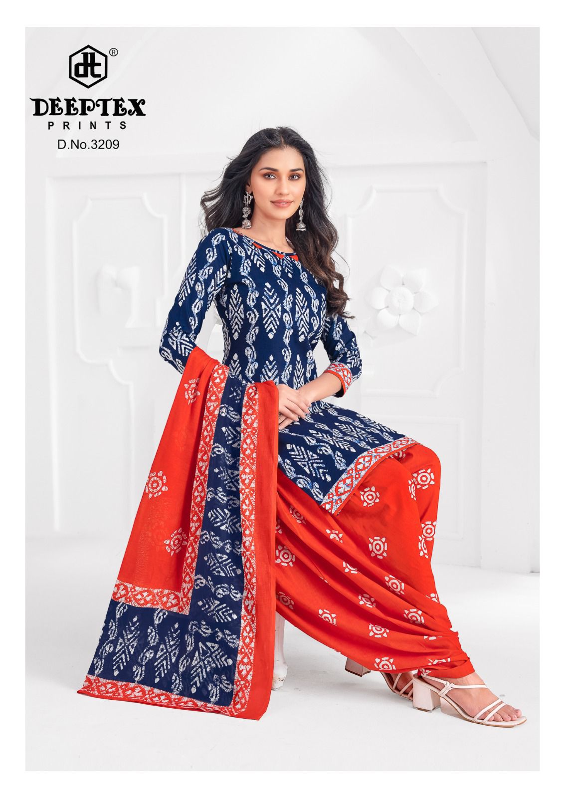 Batik Plus Vol 32 Deeptex Prints Cotton Dress Material Wholesale Price