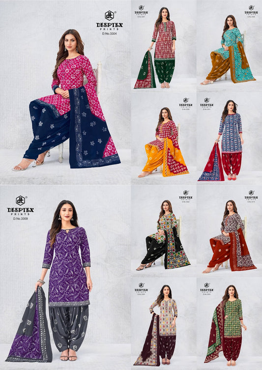 Batik Plus Vol 33 Deeptex Prints Cotton Dress Material Wholesale Rate