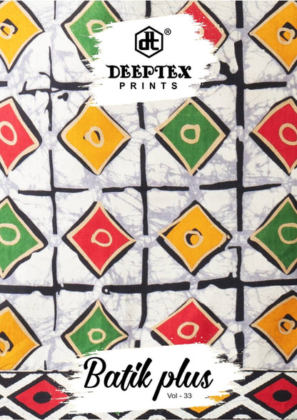 Batik Plus Vol 33 Deeptex Prints Cotton Dress Material Wholesale Rate