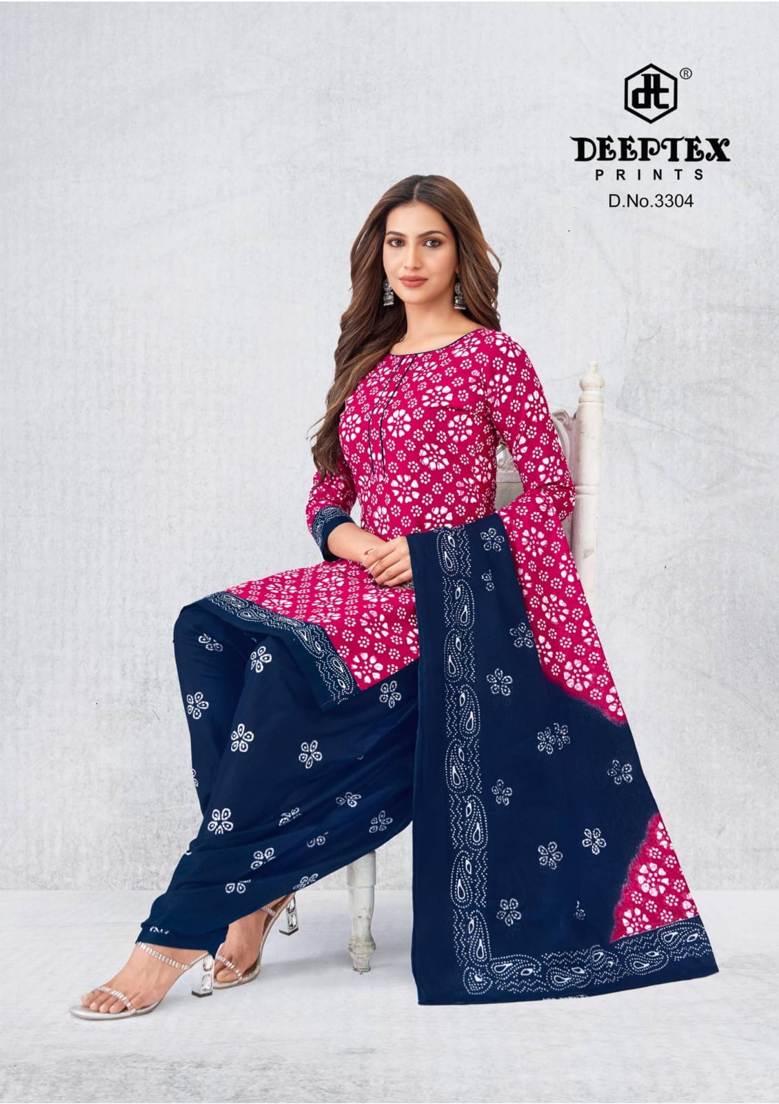 Batik Plus Vol 33 Deeptex Prints Cotton Dress Material Wholesale Rate