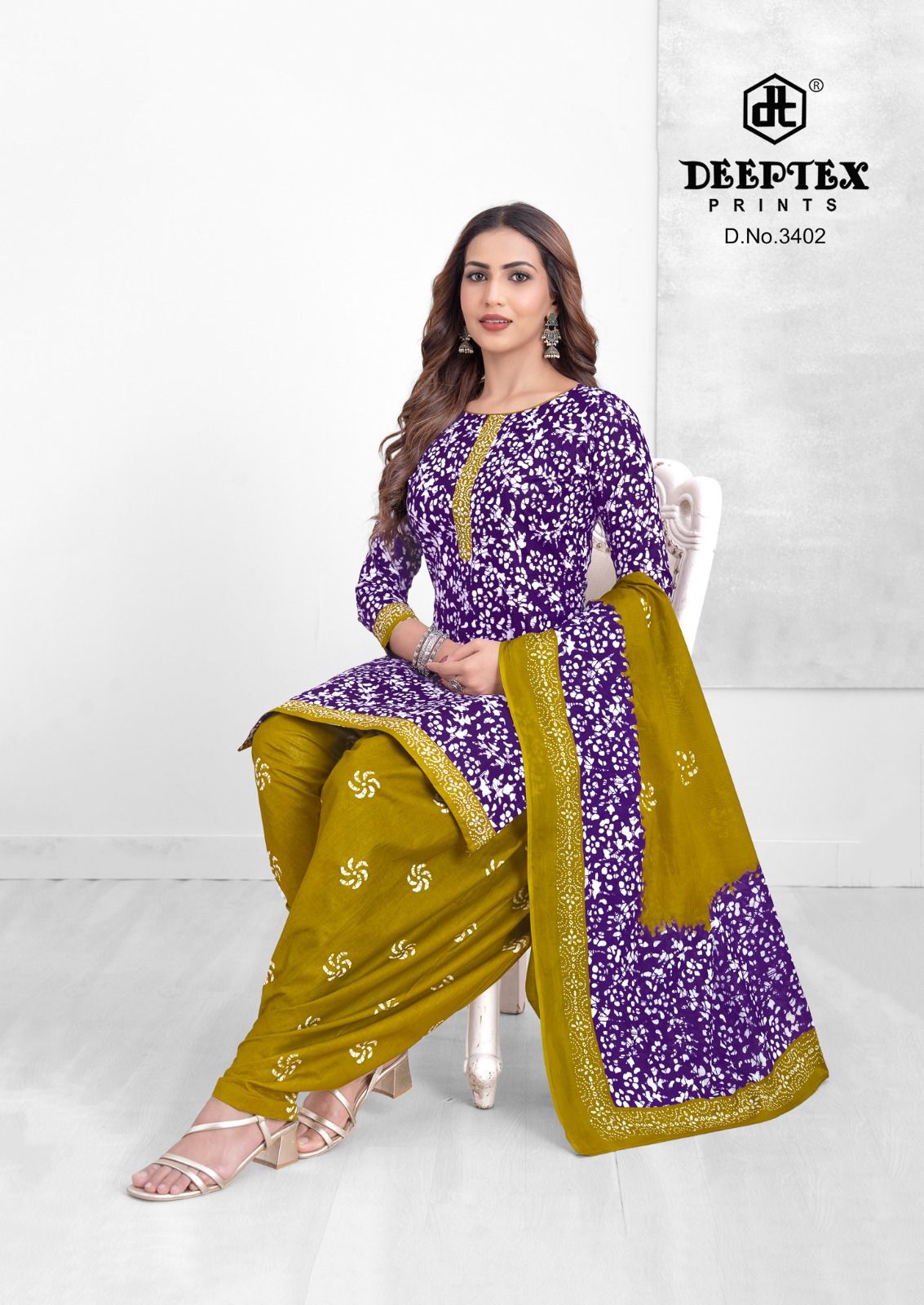 Batik Plus Vol 34 Deeptex Prints Cotton Dress Material Wholesaler India