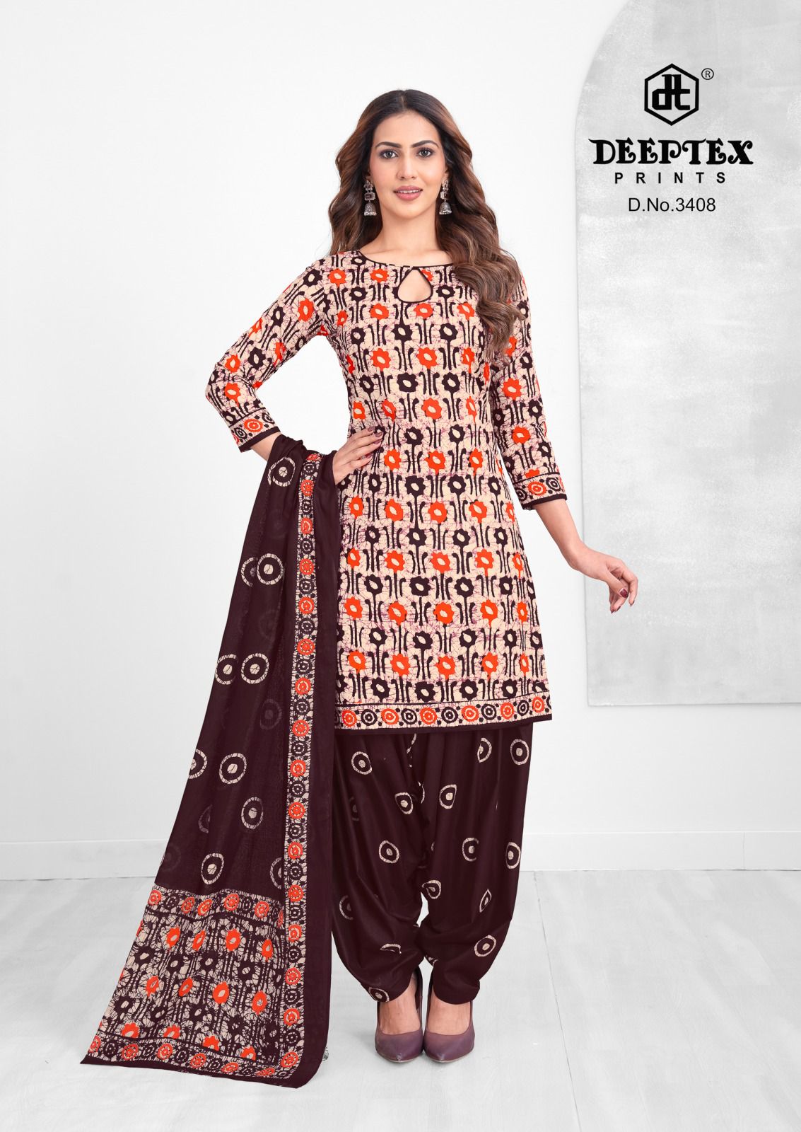 Batik Plus Vol 34 Deeptex Prints Cotton Dress Material Wholesaler India