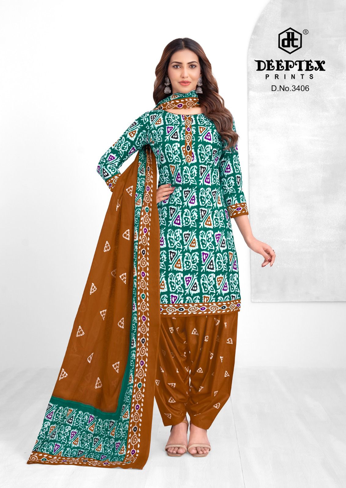 Batik Plus Vol 34 Deeptex Prints Cotton Dress Material Wholesaler India
