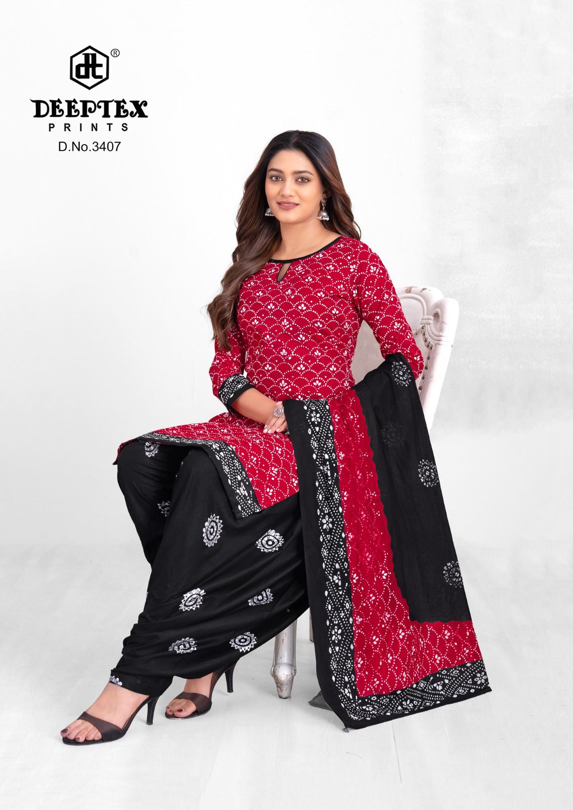 Batik Plus Vol 34 Deeptex Prints Cotton Dress Material Wholesaler India
