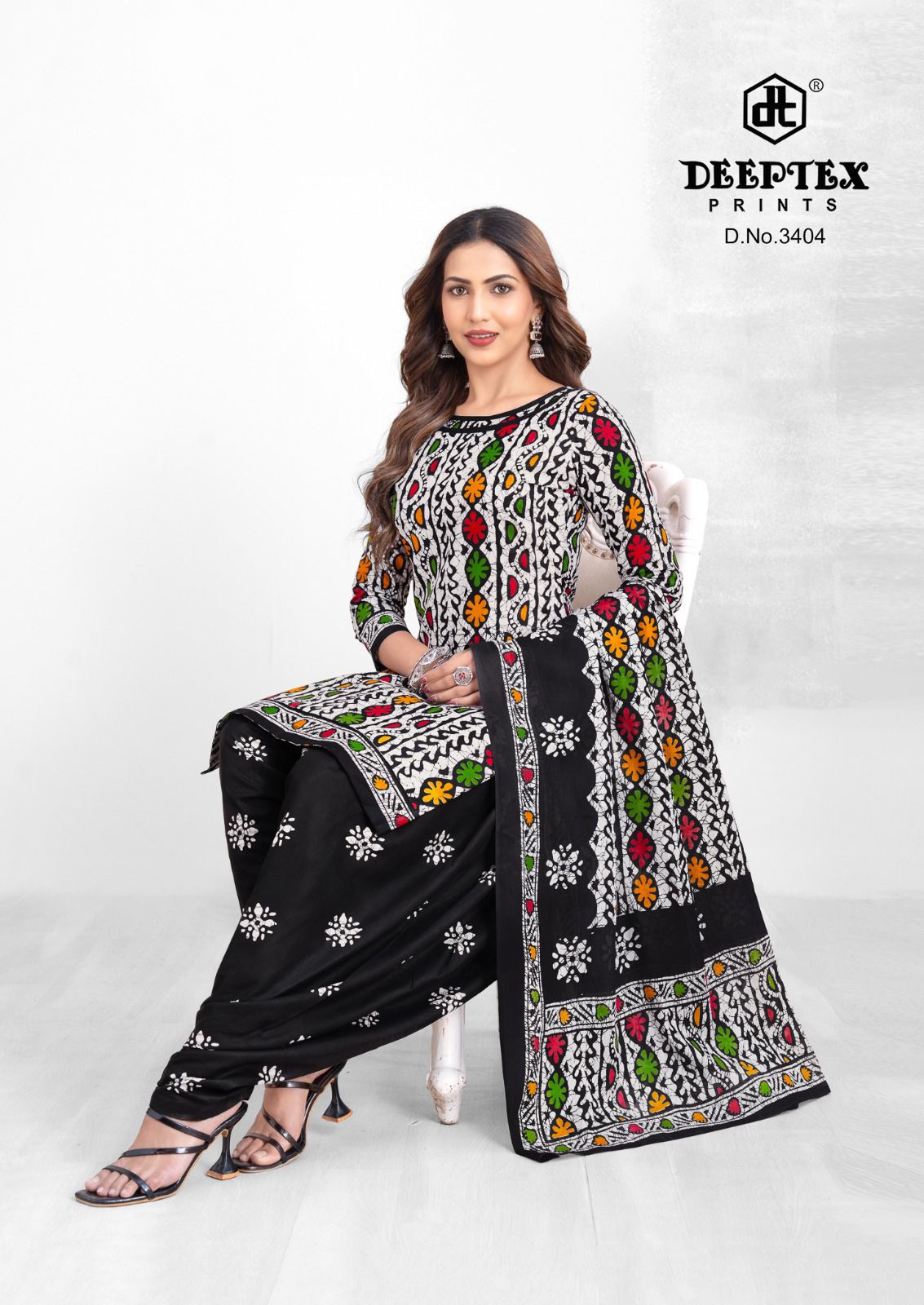 Batik Plus Vol 34 Deeptex Prints Cotton Dress Material Wholesaler India