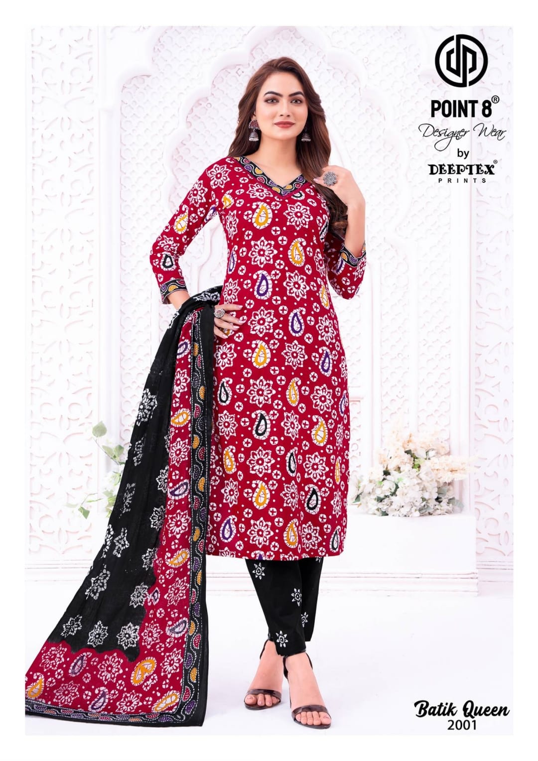 Batik Queen Vol 2 Deeptex Prints Readymade Cotton Pant Suits Manufacturer Ahmedabad