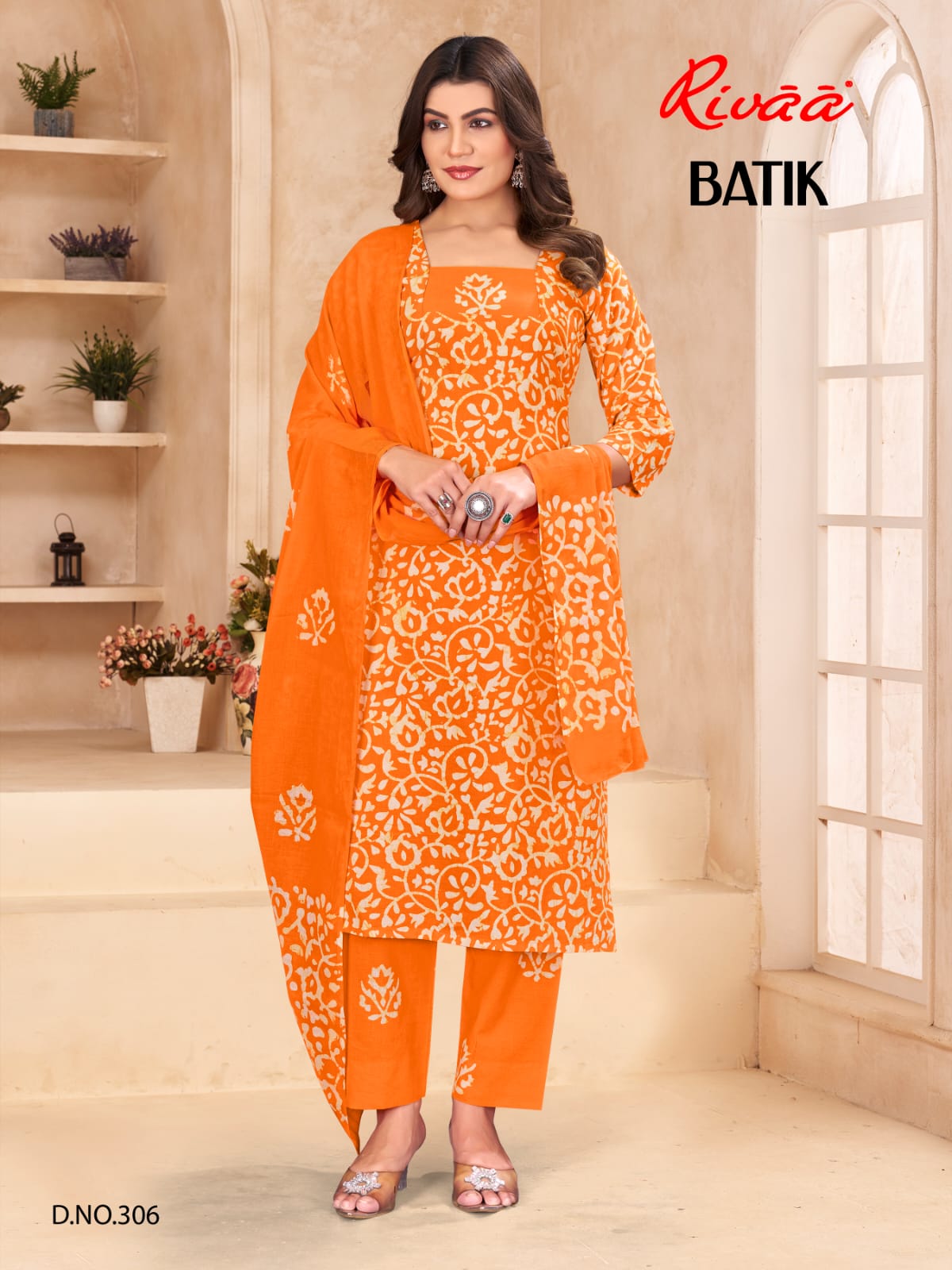 Batik Rivaa Cambric Print Pant Style Suits Manufacturer