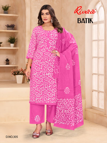 Batik Rivaa Cambric Print Pant Style Suits Manufacturer