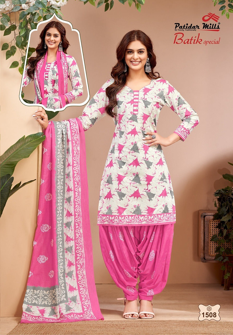 Batik Special Vol 15 Patidar Mills Cotton Dress Material Exporter India