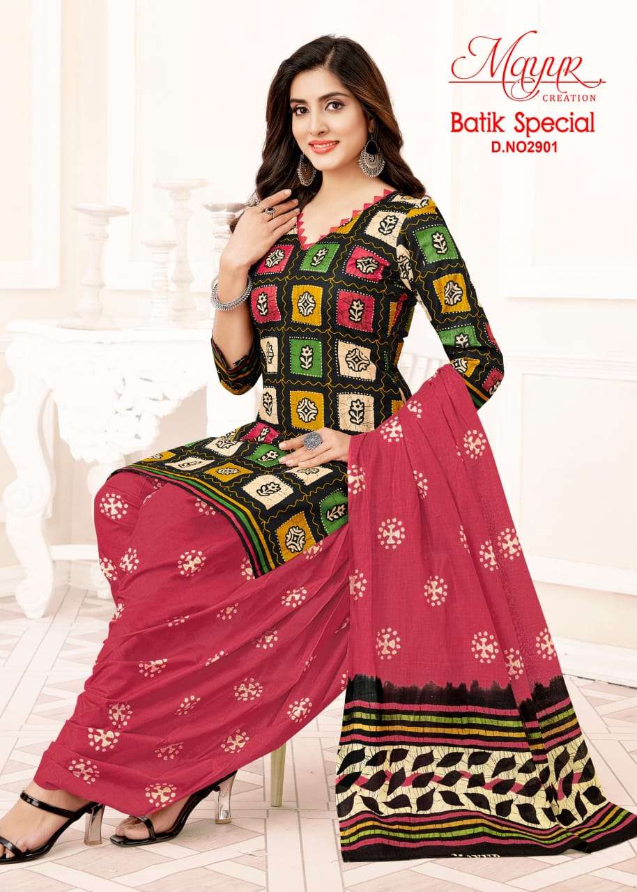 Batik Special Vol 29 Mayur Creation Cotton Dress Material Exporter India