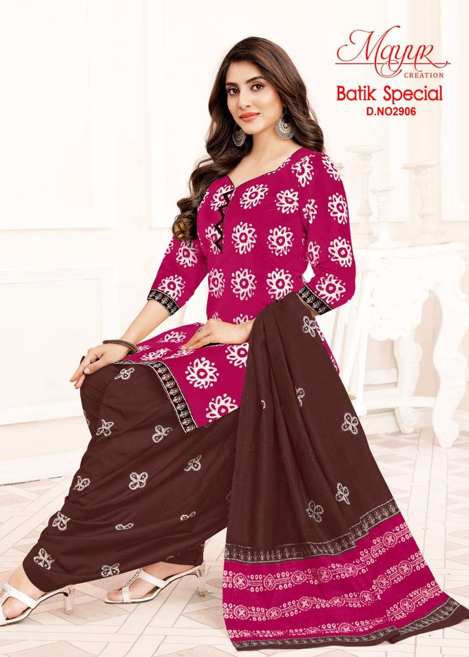 Batik Special Vol 29 Mayur Creation Cotton Dress Material Exporter India