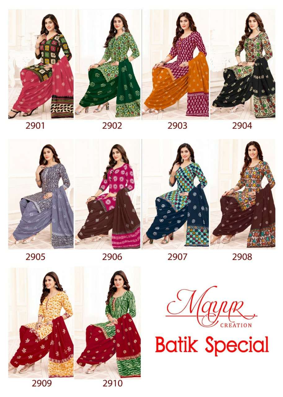 Batik Special Vol 29 Mayur Creation Cotton Dress Material Exporter India