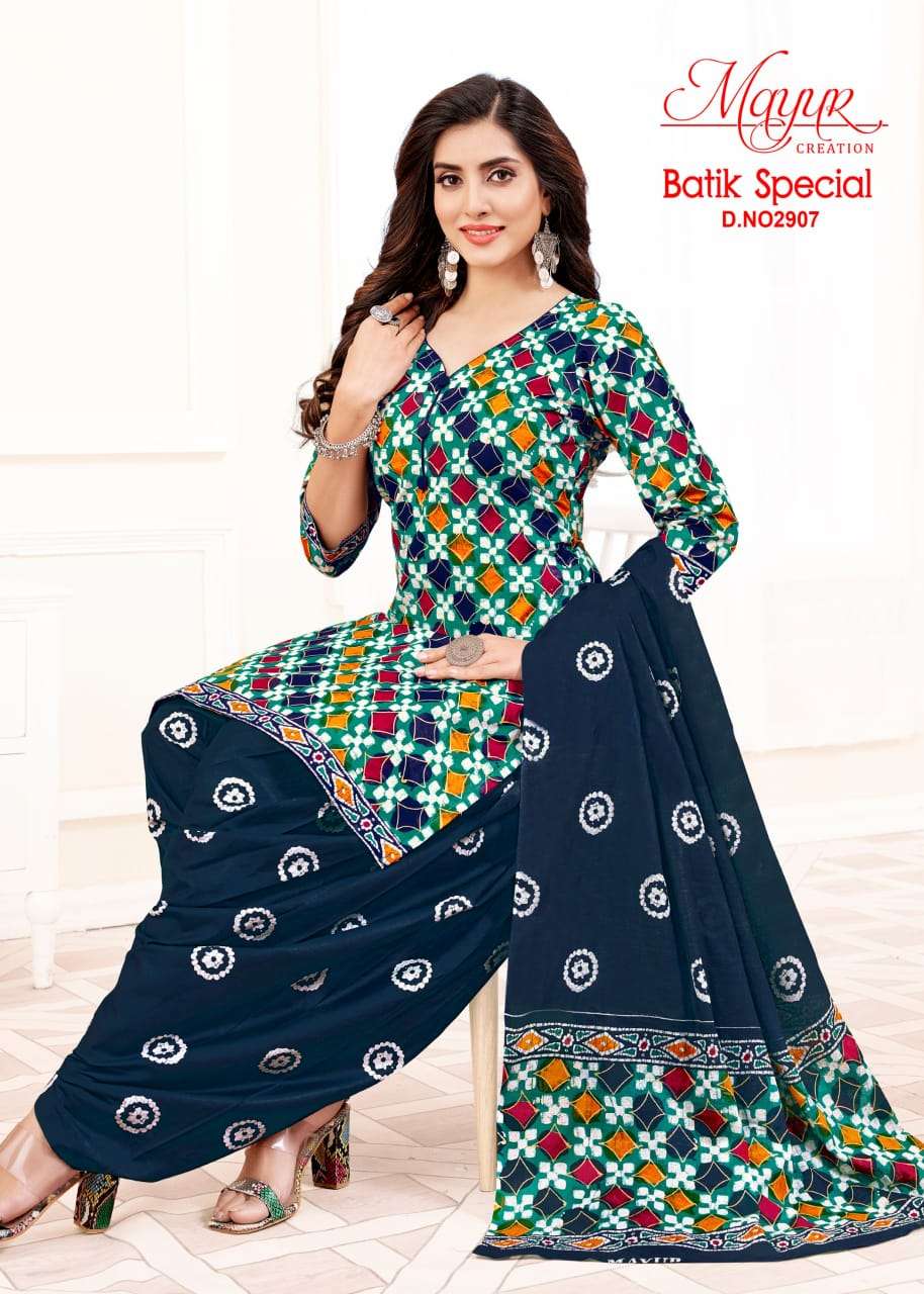 Batik Special Vol 29 Mayur Creation Cotton Dress Material Exporter India