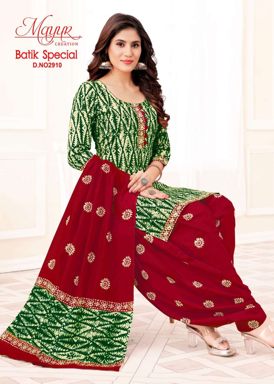 Batik Special Vol 29 Mayur Creation Cotton Dress Material Exporter India