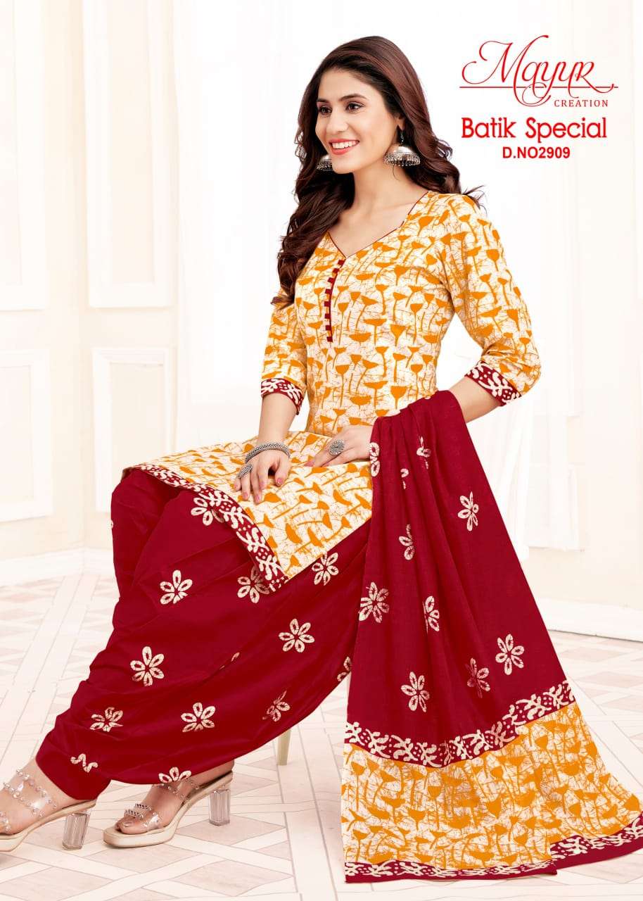 Batik Special Vol 29 Mayur Creation Cotton Dress Material Exporter India
