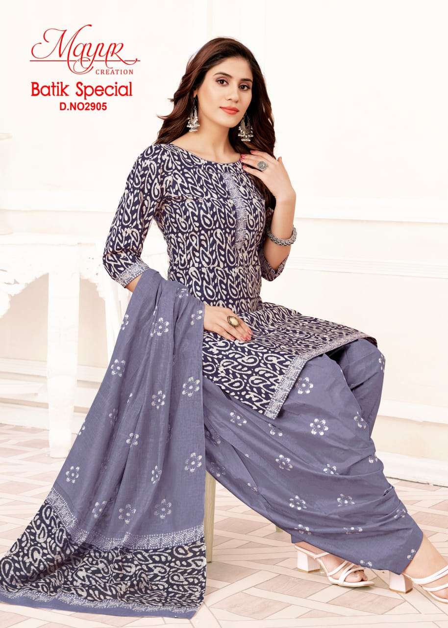 Batik Special Vol 29 Mayur Creation Cotton Dress Material Exporter India