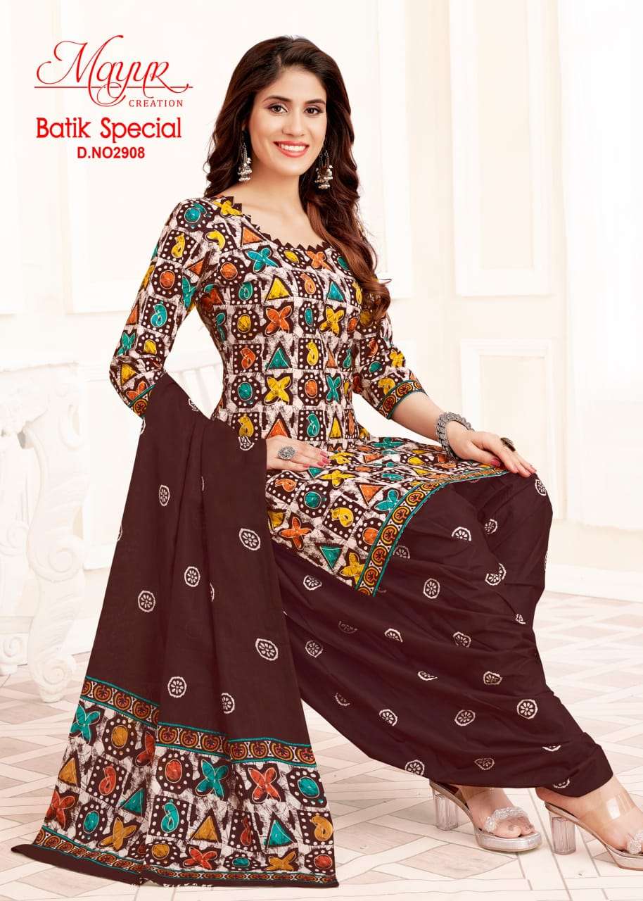 Batik Special Vol 29 Mayur Creation Cotton Dress Material Exporter India