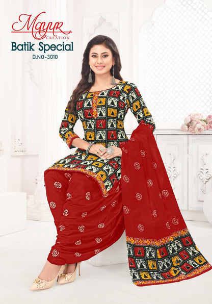Batik Special Vol 30 Mayur Creation Cotton Dress Material Wholesaler Gujarat