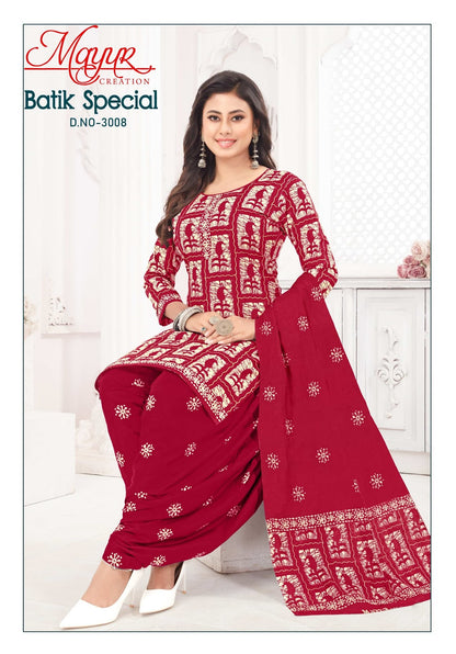 Batik Special Vol 30 Mayur Creation Cotton Dress Material Wholesaler Gujarat