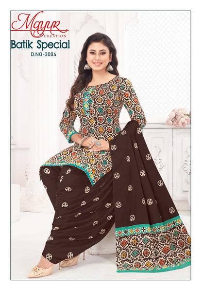 Batik Special Vol 30 Mayur Creation Cotton Dress Material Wholesaler Gujarat