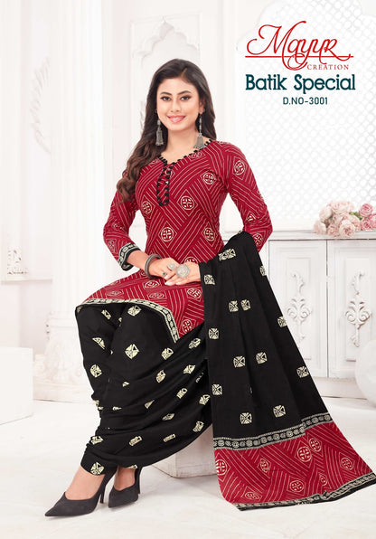 Batik Special Vol 30 Mayur Creation Cotton Dress Material Wholesaler Gujarat