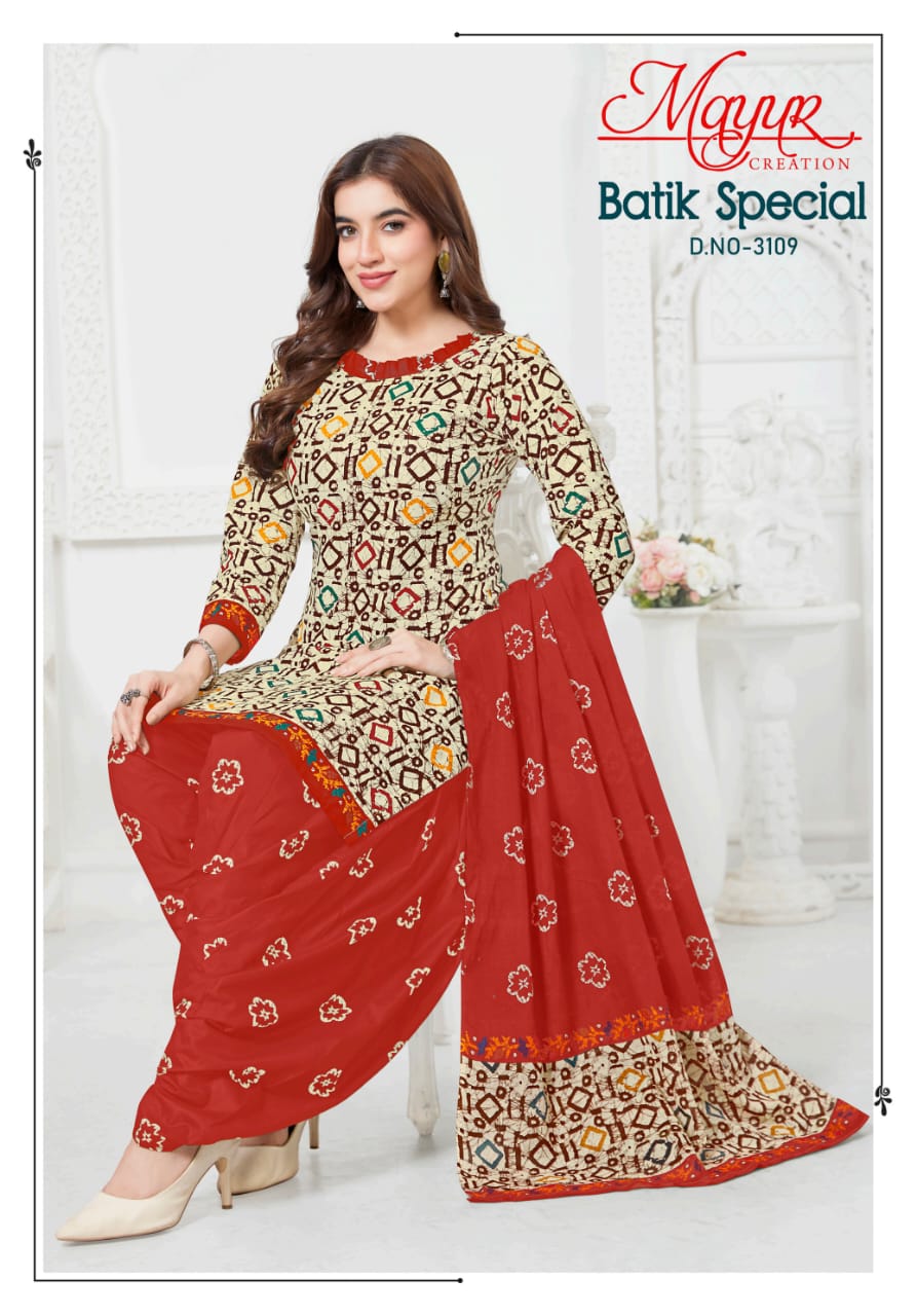 Batik Special Vol 31 Mayur Creation Cotton Dress Material Manufacturer