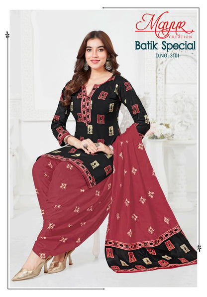 Batik Special Vol 31 Mayur Creation Cotton Dress Material Manufacturer